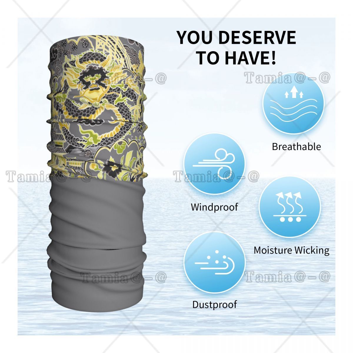 Custom Antique Chinoiserie Imp - огляд і ціна Neck Warmer Tube