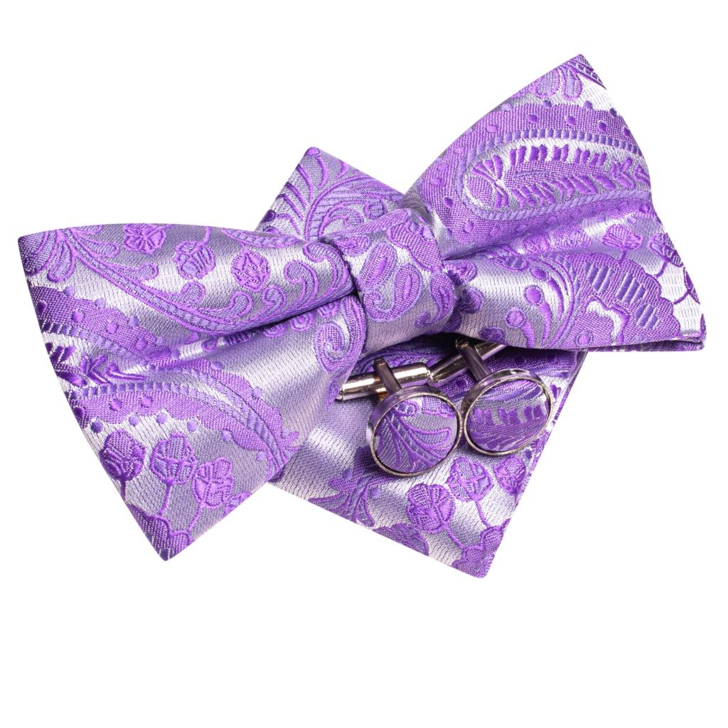Purple Lilac Lavender Pansy Vi - огляд і ціна Bow Tie Pre Tied