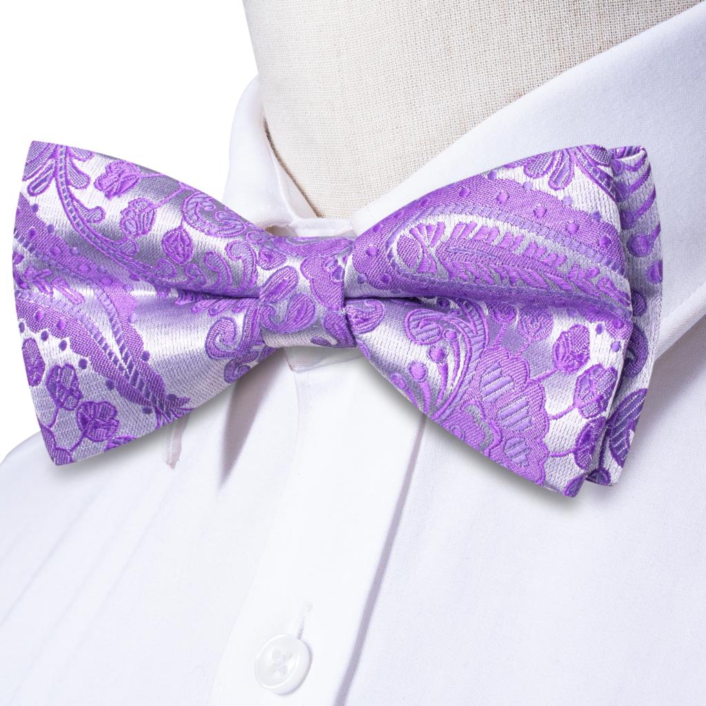 Purple Lilac Lavender Pansy Vi - огляд і ціна Bow Tie Pre Tied