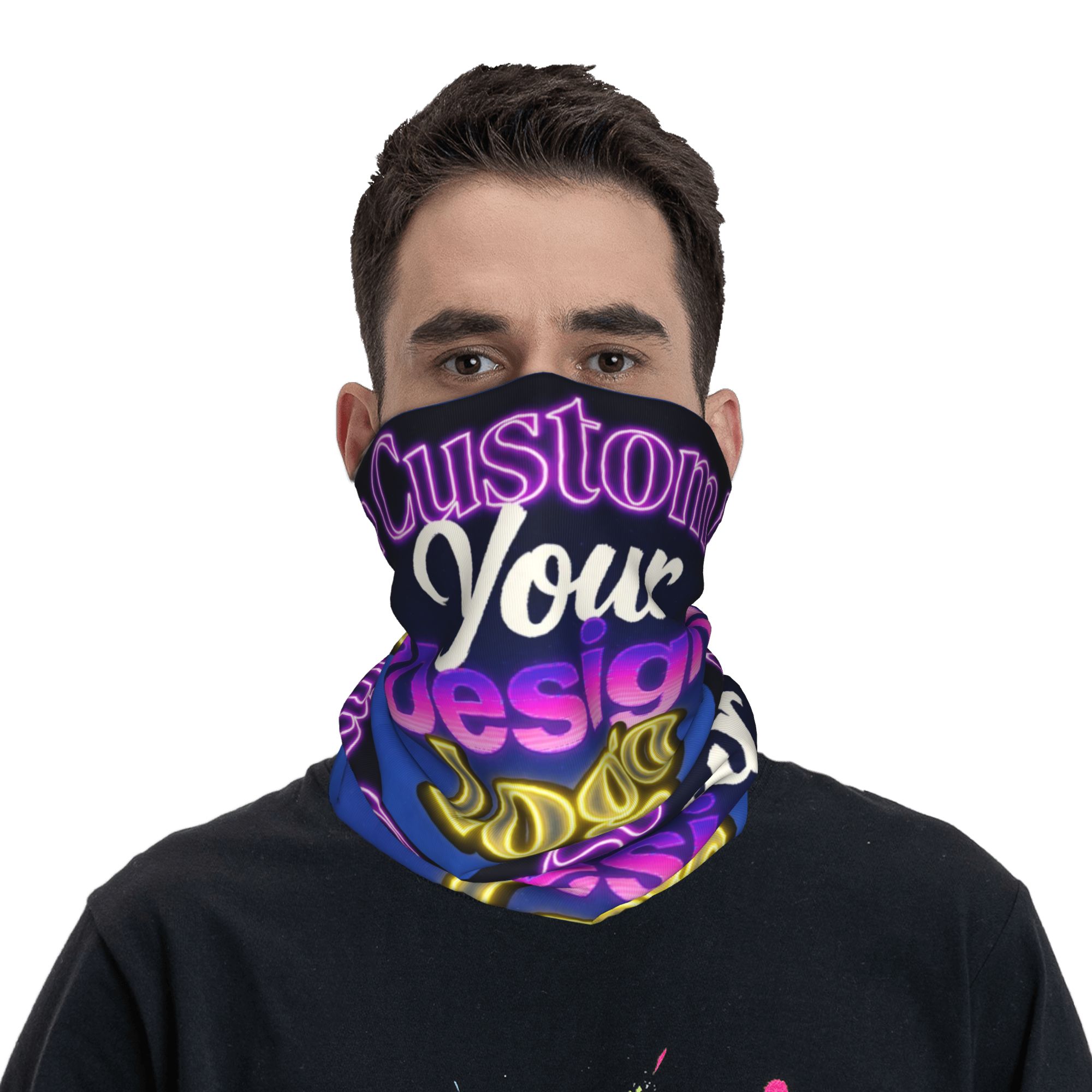 Custom Custom Your Design Logo - огляд і ціна Neck Warmer Tube