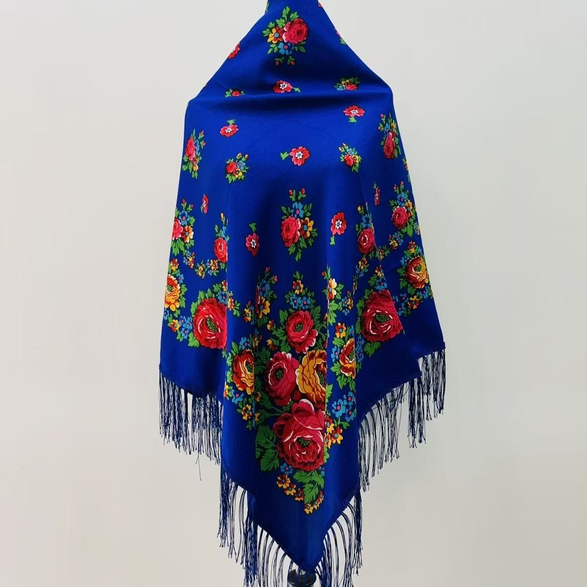 120*120cm Luxury Floral Russia - огляд і ціна Bandana Cotton