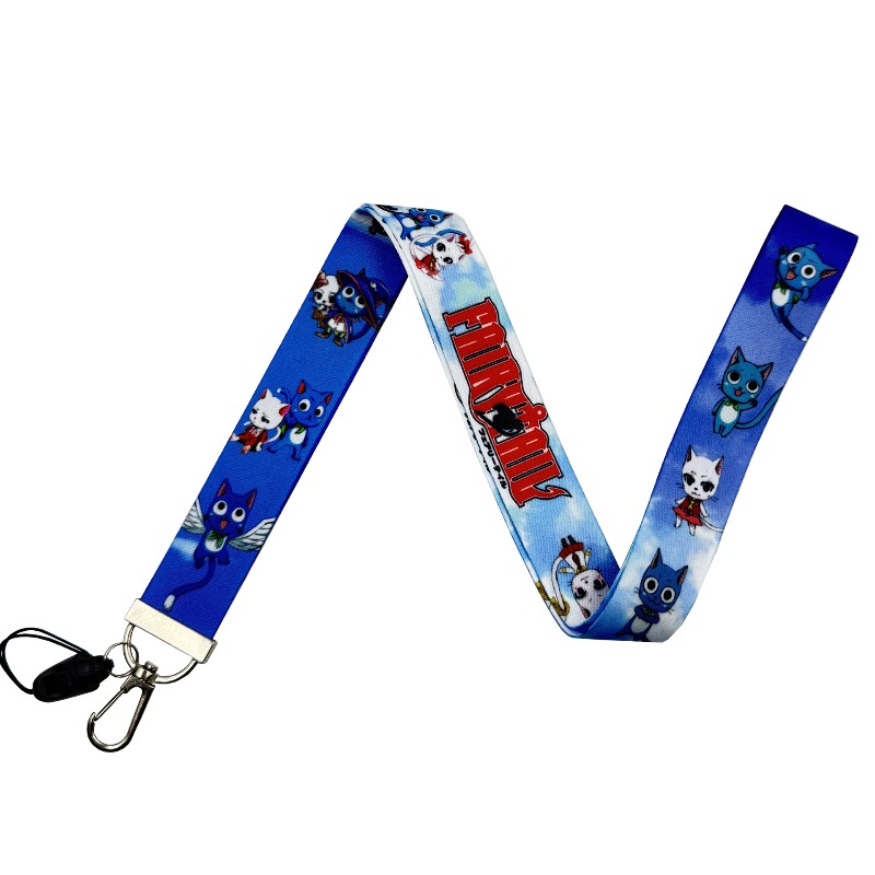 5pcs Fairy Tail Anime Peripher - огляд і ціна Lanyard Badge Holder