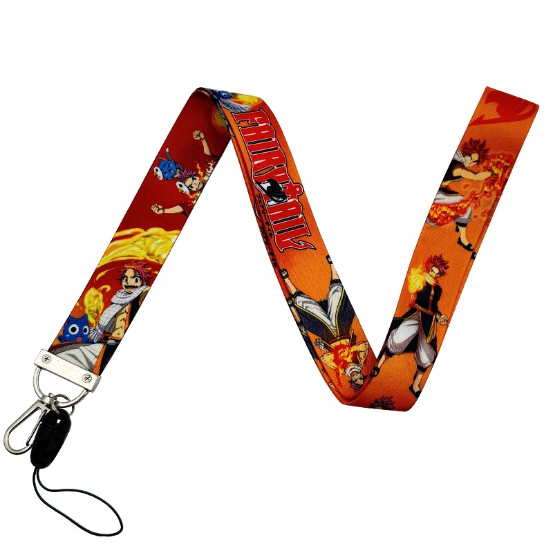 5pcs Fairy Tail Anime Peripher - огляд і ціна Lanyard Badge Holder