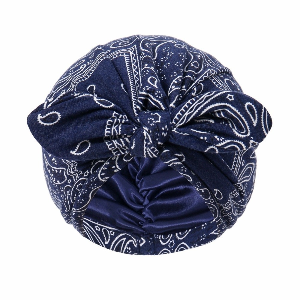 Satin Lined Bandana Turban Hat - огляд і ціна Bow Tie Pre Tied
