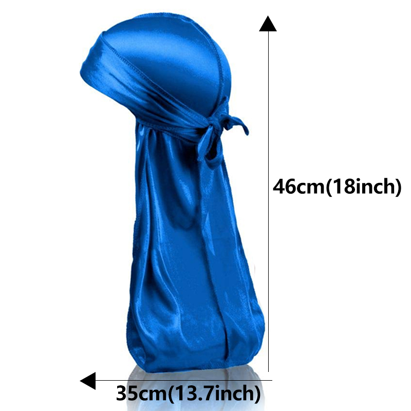 1-4Pcs New silk Durag Bandana  - огляд і ціна Bandana Doo Rag