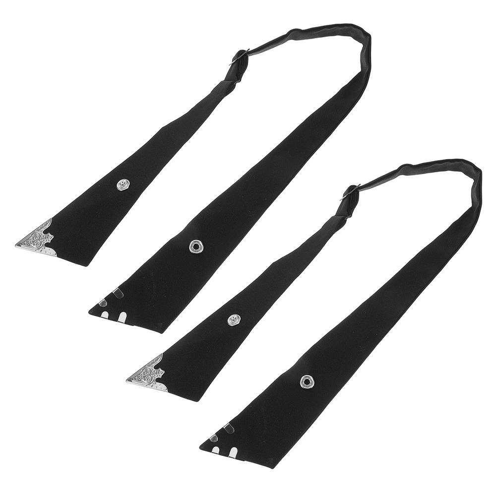 2Pcs Black Cross Bow Tie for W - огляд і ціна Bow Tie Pre Tied