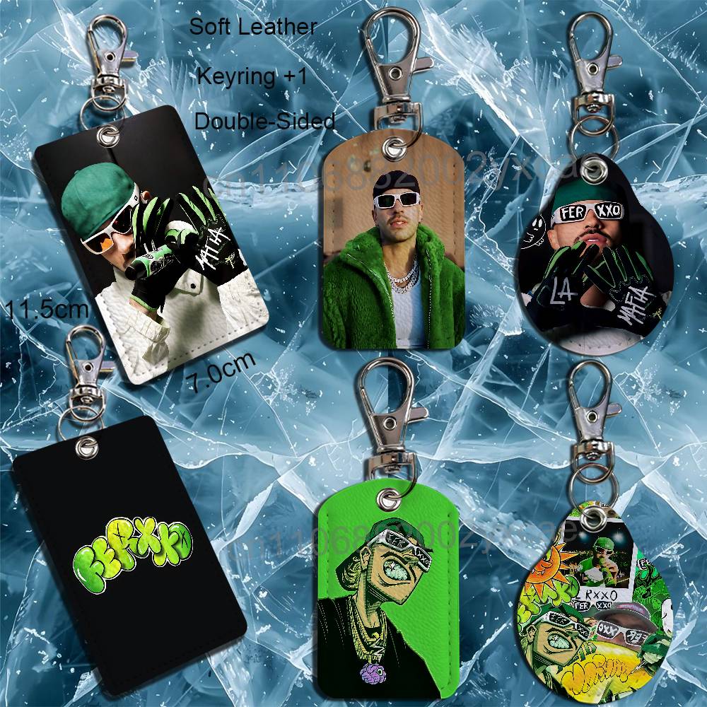 FERXXO VOL X Sagrado Feid Leat - огляд і ціна Lanyard Badge Holder