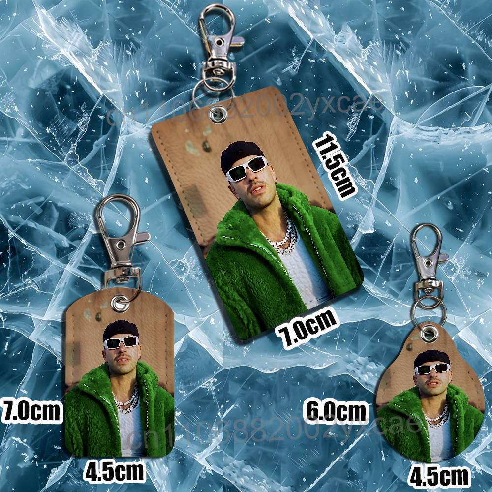 FERXXO VOL X Sagrado Feid Leat - огляд і ціна Lanyard Badge Holder