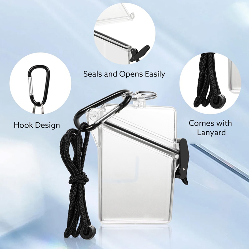 5 Pack Waterproof ID Badge Hol - огляд і ціна Lanyard Badge Holder