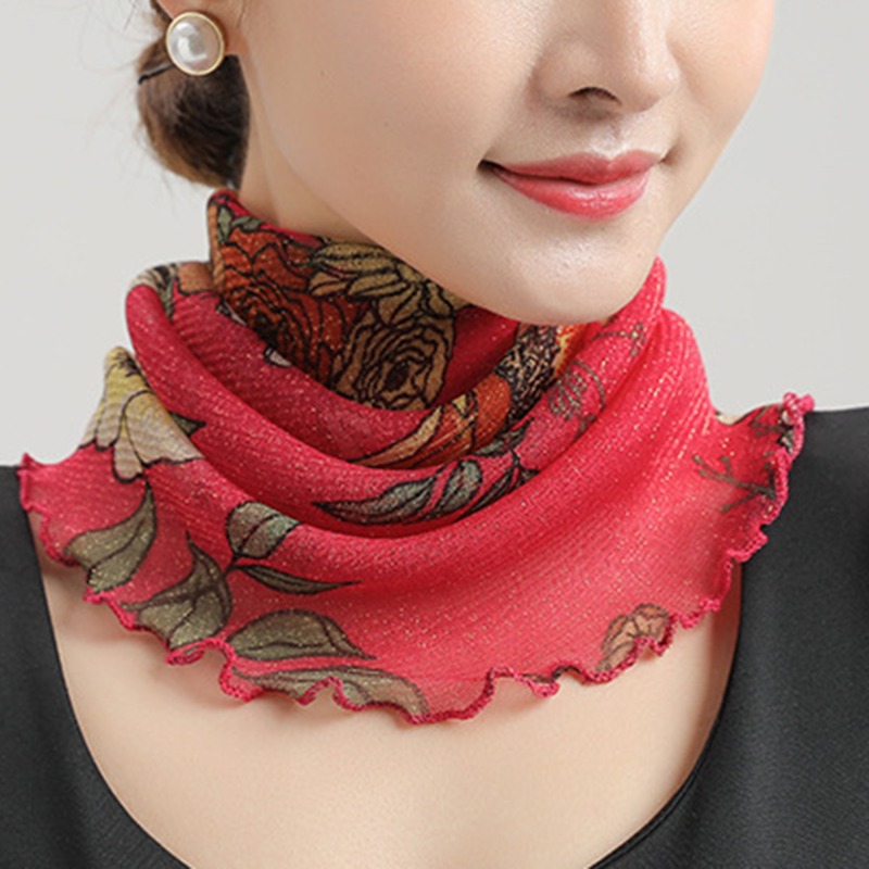Spring Summer Chiffon Neck Col - огляд і ціна Ascot Neck Scarf