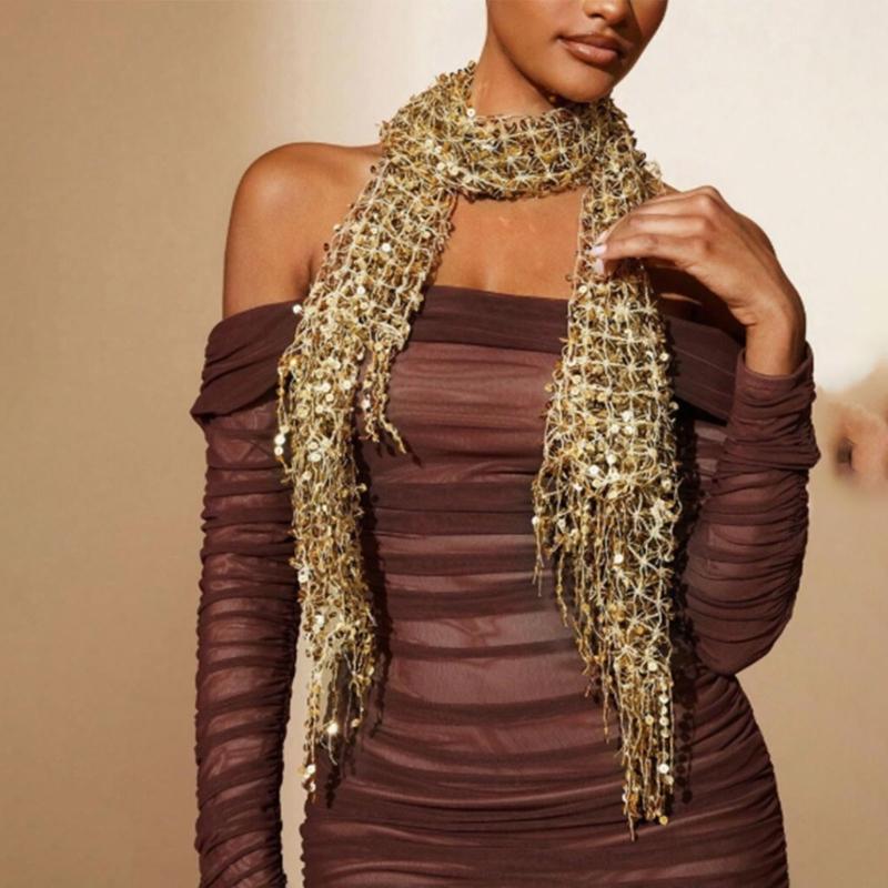 Y3NE Embellished Sequins Weddi - огляд і ціна Stole Wedding Shawl