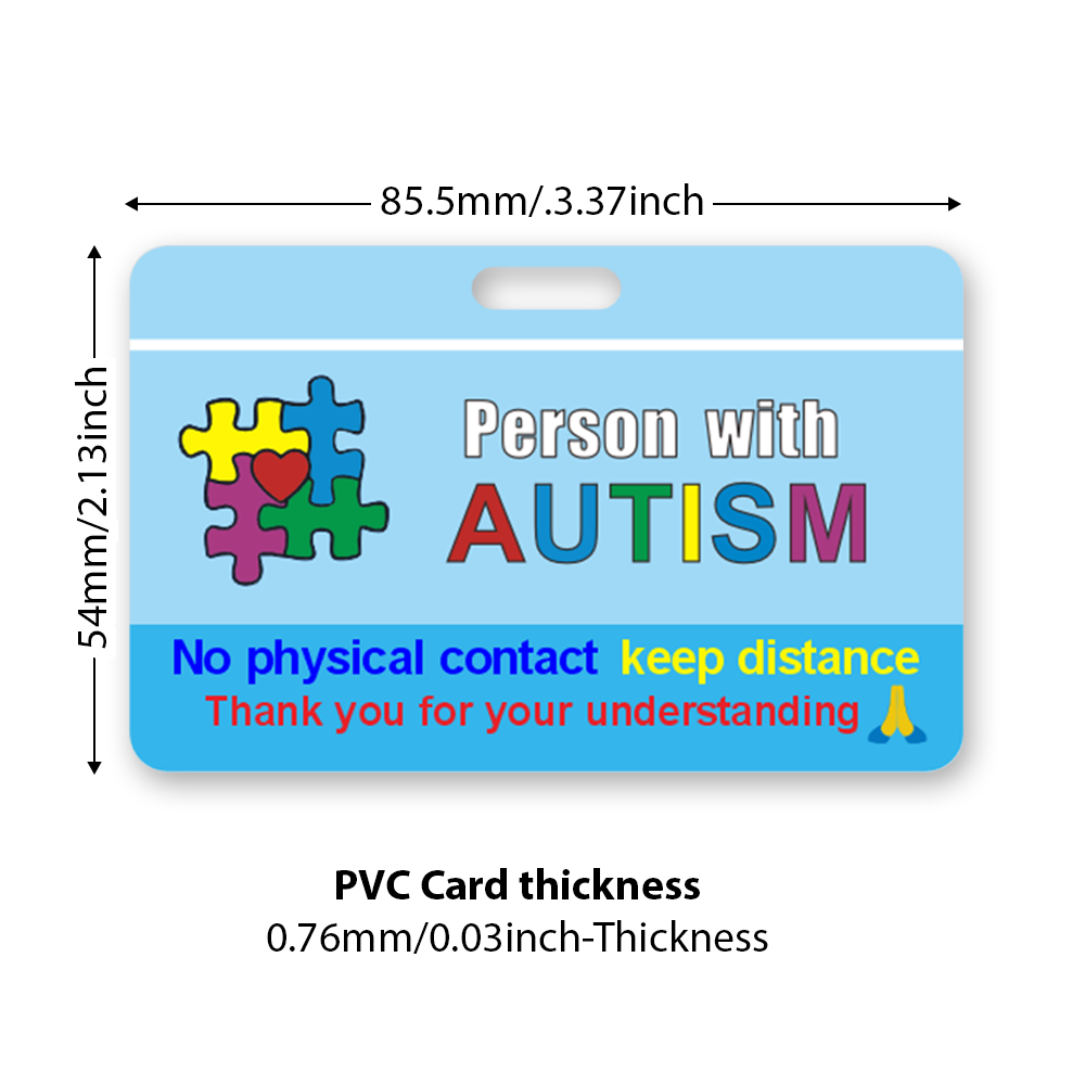 Autism ID Card with Neck Lanya - огляд і ціна Lanyard Badge Holder
