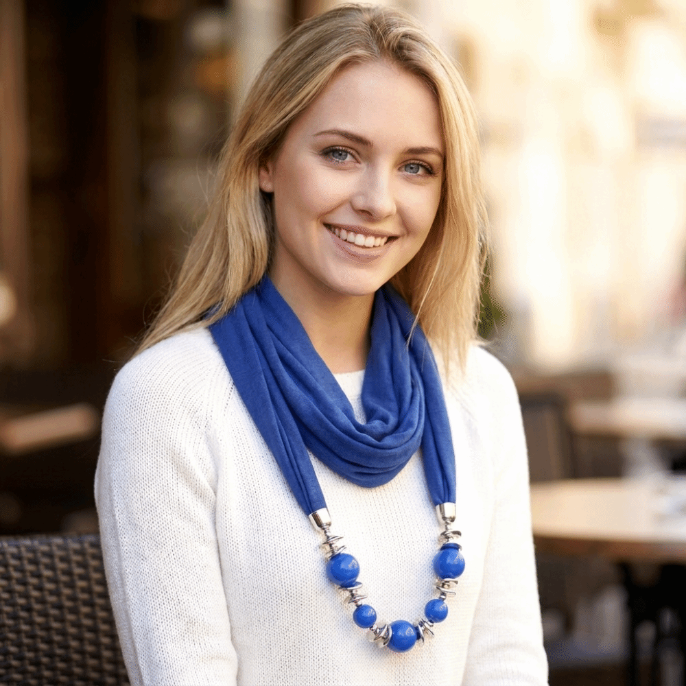 Fashion Chiffon Scarf Necklace - огляд і ціна Infinity Scarf Knit