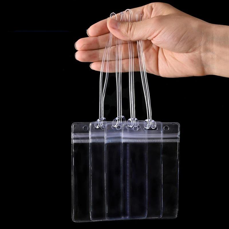 Clear Plastic ID Badge Holders - огляд і ціна Lanyard Badge Holder